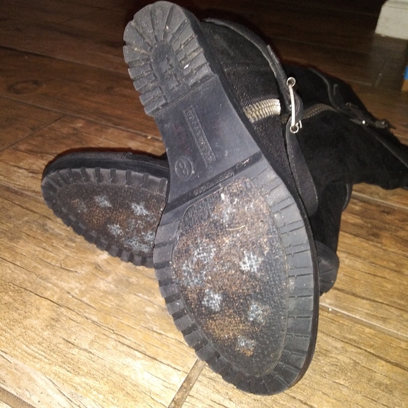 Apostrophe Knee High Wedge Boot - Picture 2 of 7